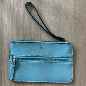 Kate Spade wristlet - turquoise